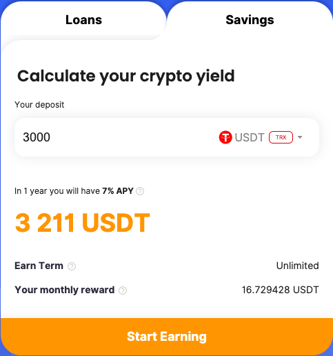 Calculate your crypto yield